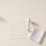 Thicken It Studios Re-Tape Kit — replacement double-sided tape strips, adhesive remover and application cloth.